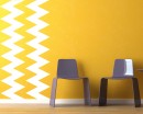 Chevron Stripe (acute angle) Wall Pattern Vinyl Decals